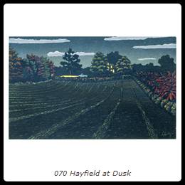 070 Hayfield at Dusk