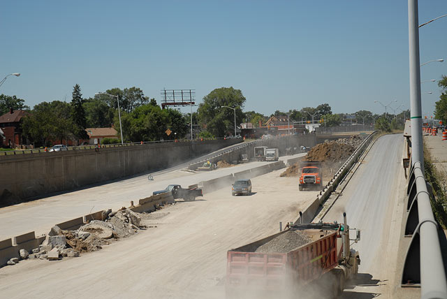 Lodge Expressway Construction 2007