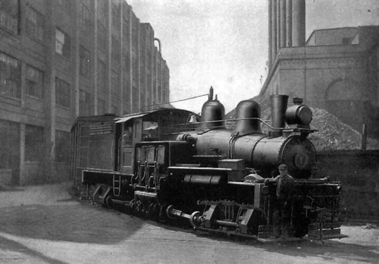Morgan & Wright Lima Shay locomotive
