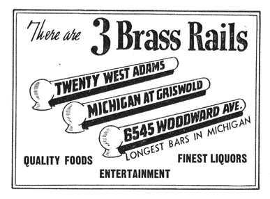 Brass Rail - 1948 advertisement