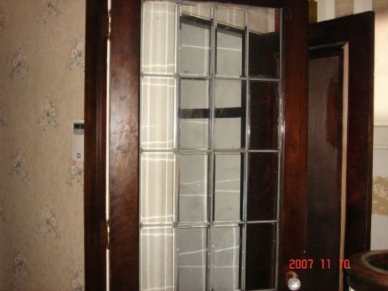 Leaded Glass Interior Door