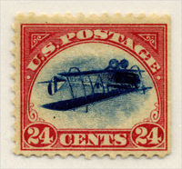 Detroit post card stamp