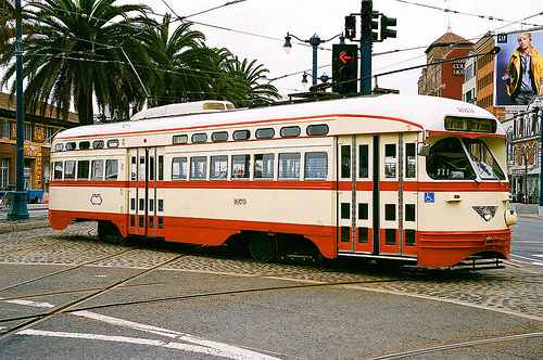 Detroit streetcar in San Fran