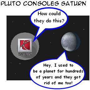 Pluto consoles Saturn