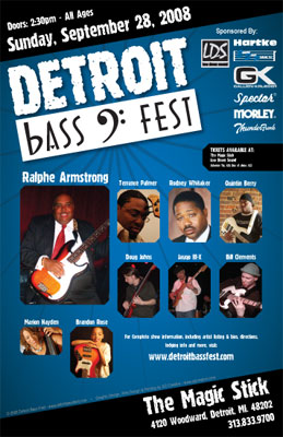 Detroit Bass Fest Poster