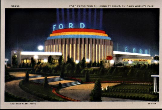 Ford Rotunda Postcard