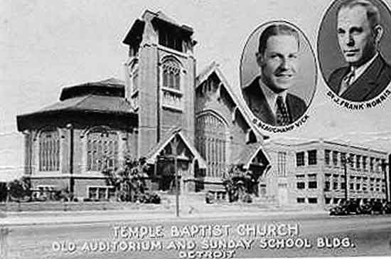 Temple Baptist Church 14th St, Detroit