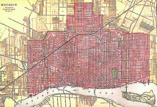 1901 Detroit Map