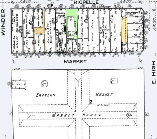 Market St map 1921