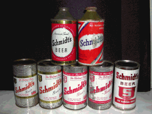 Schmidt's Beer Cans Detroit MI