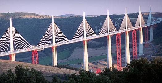 french cable-stayed bridge