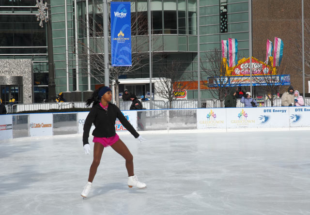 Winterblast Detroit skater