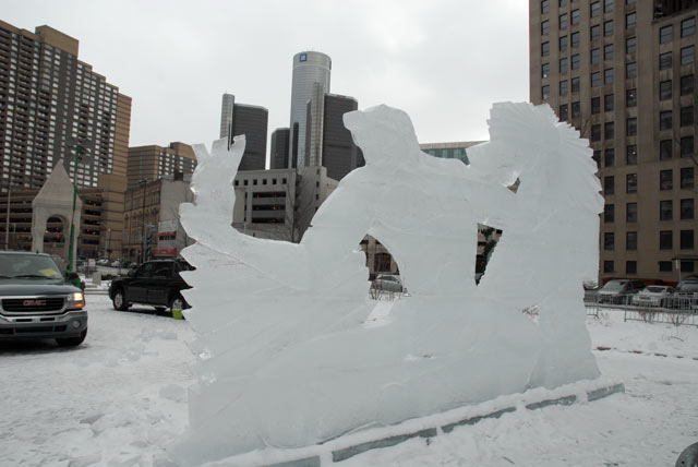 Ice Sculpture Winterblast detroit