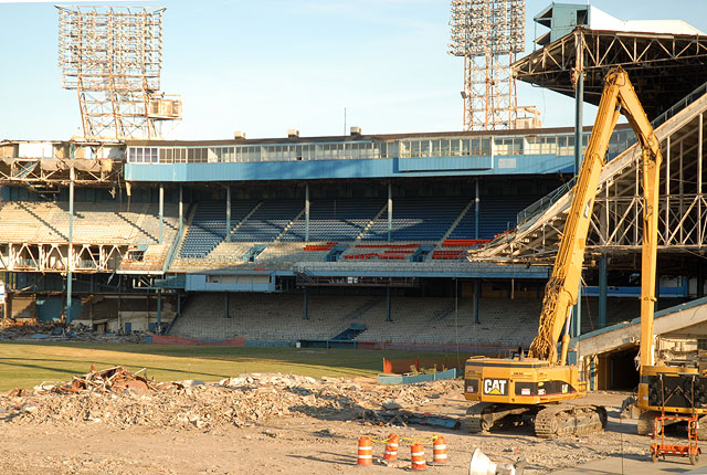 Tiger stadium demolition detroit