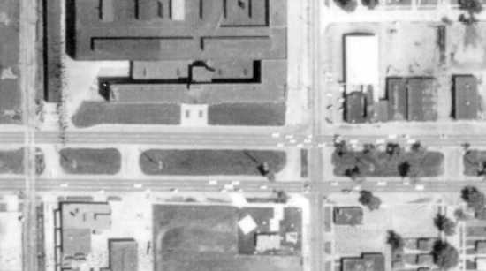 Eight Mile and Sherwood, 1961 aerial