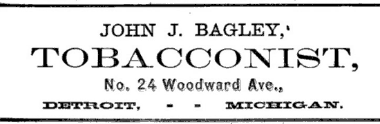 Bagley ad 1861
