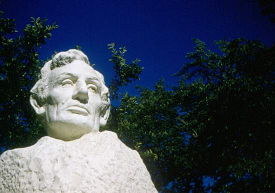 Gutzon Borglum's bust of Abraham Lincoln
