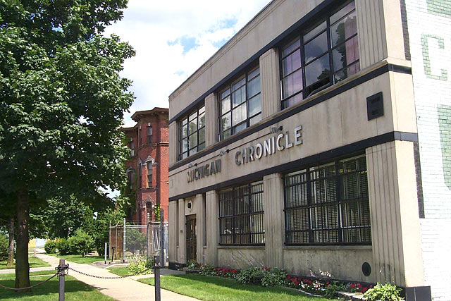 Michigan Chronicle building Detroit