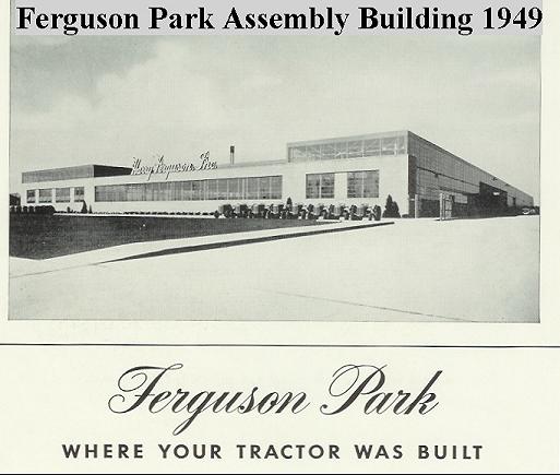 Ferguson Park Assembly Building from a 1949 Ferguson TO-20 Operators Manual