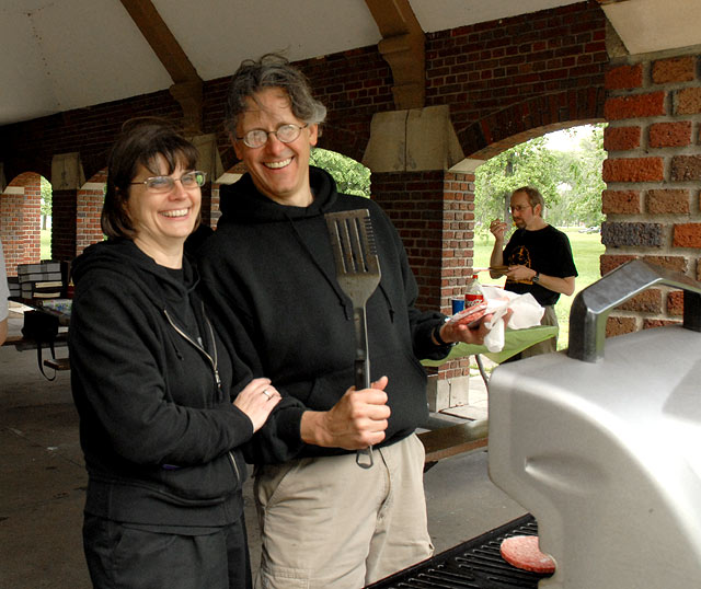 Kathleen and her Grillmaster