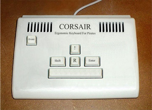 Corsair Ergonomic Keyboard for Pirates