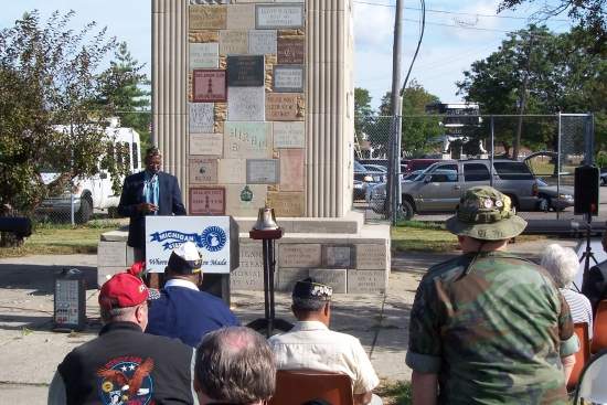 Opening remarks by Dick Chatman, American Legion