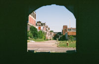 The complex through a hole in the wall